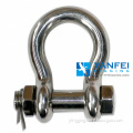 Stainless Steel Anchor Shackle With Safety Pin